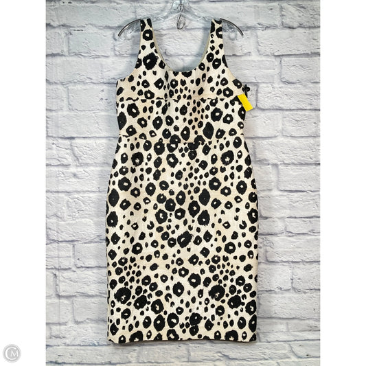 Dress Designer By Max Mara In Black & Cream, Size: Xl