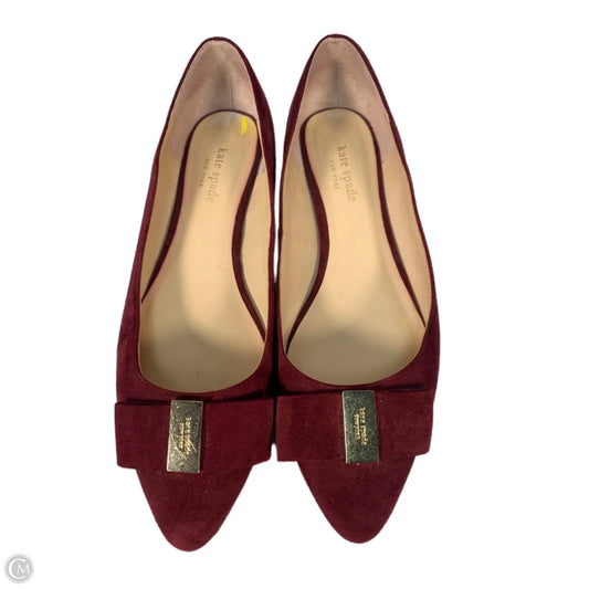 Shoes Designer By Kate Spade In Maroon, Size: 9