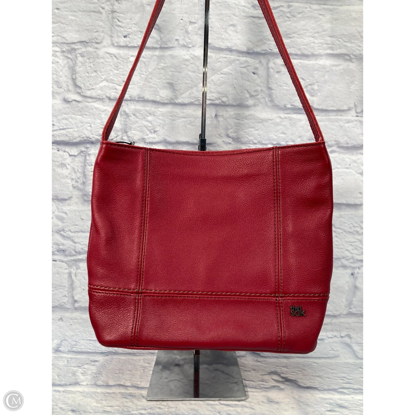Handbag Leather By The Sak, Size: Medium