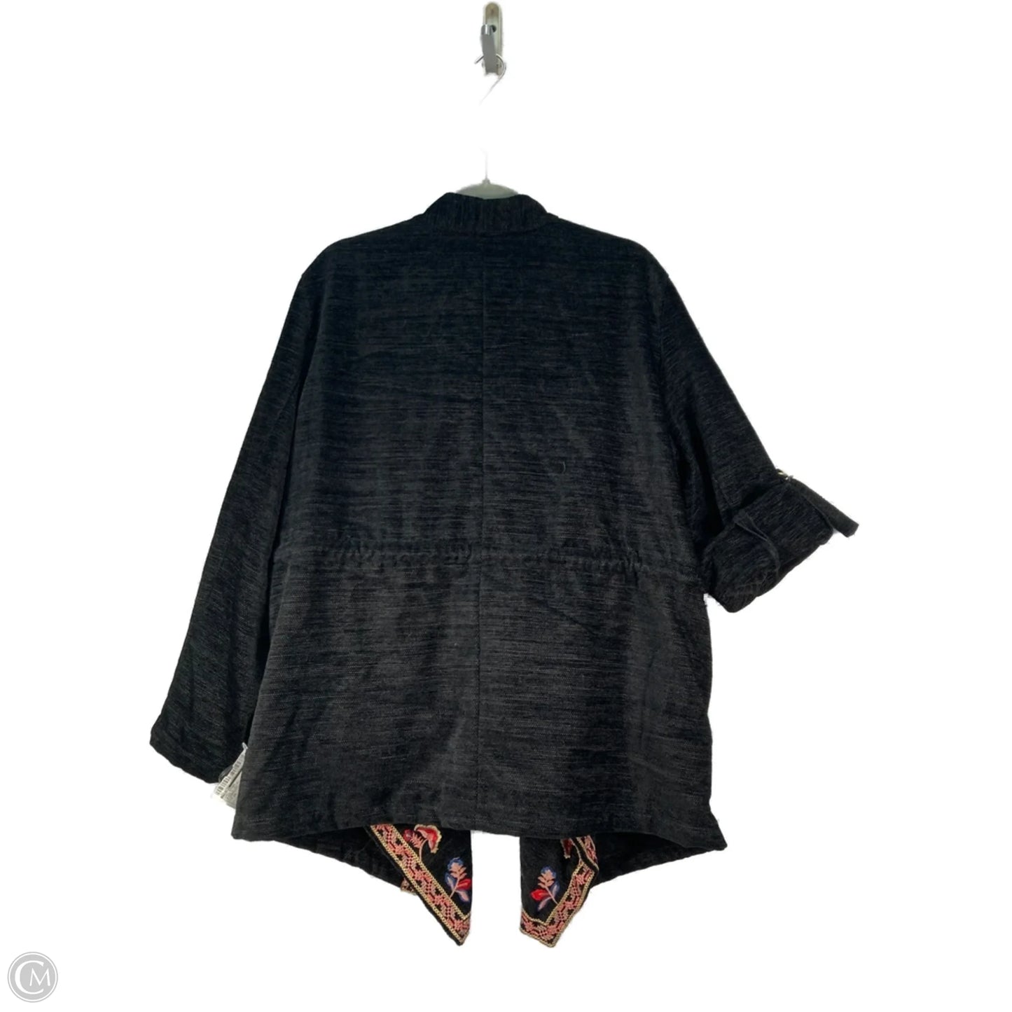 Coat Other By Tolani In Black & Yellow, Size: 1x