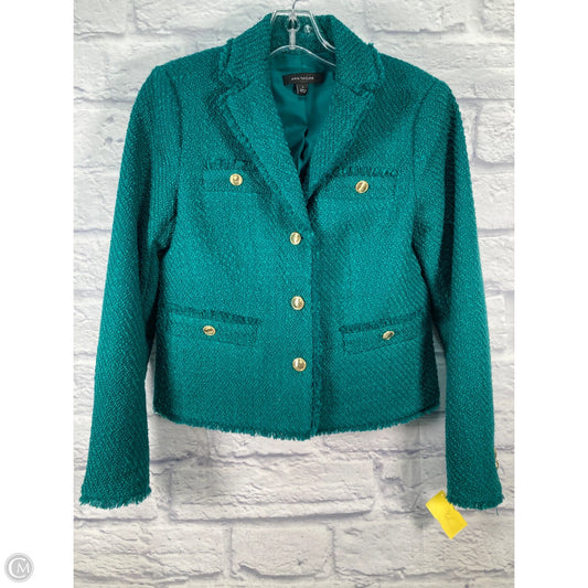 Blazer By Ann Taylor In Aqua, Size: Xs