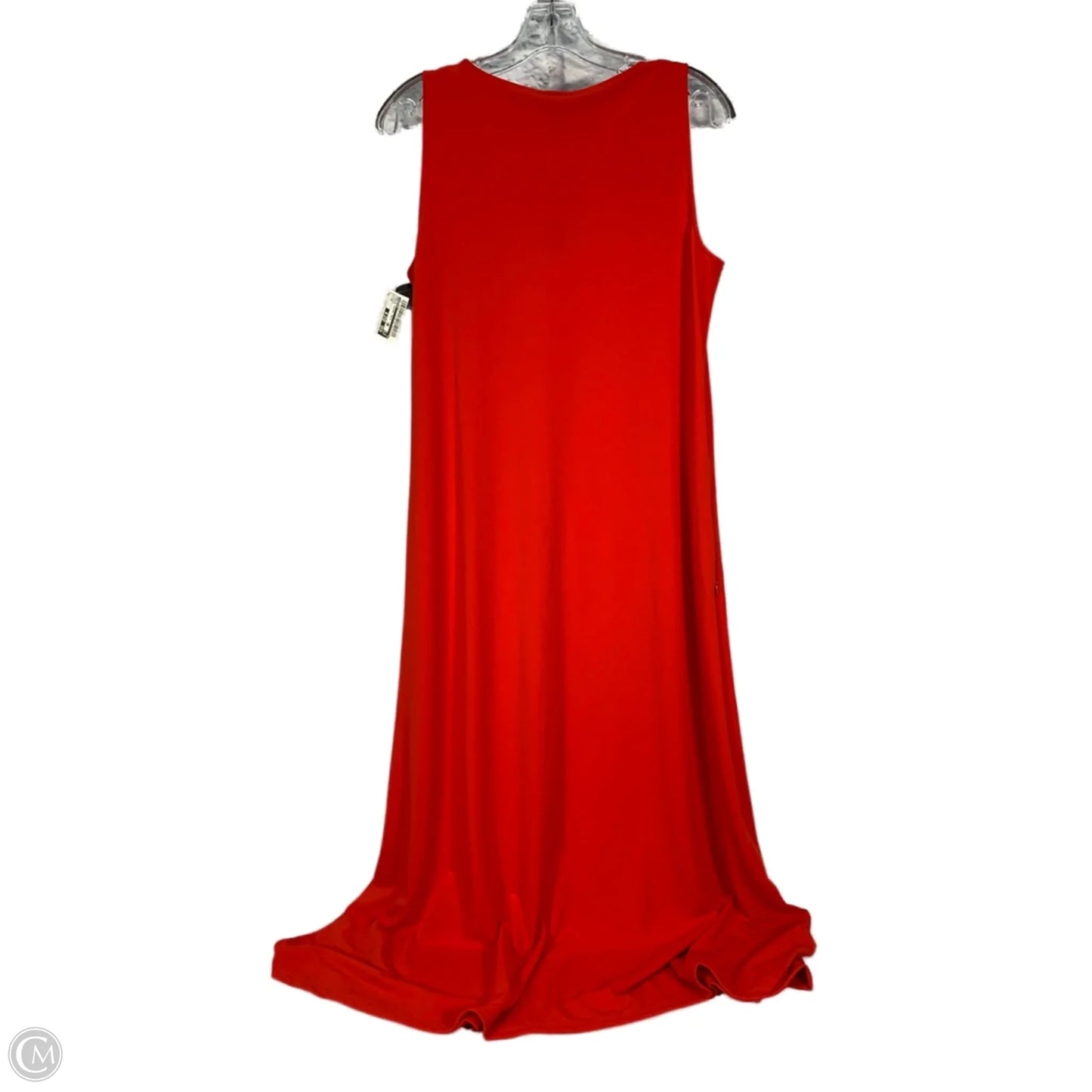 Dress Casual Maxi By Chicos In Orange, Size: M