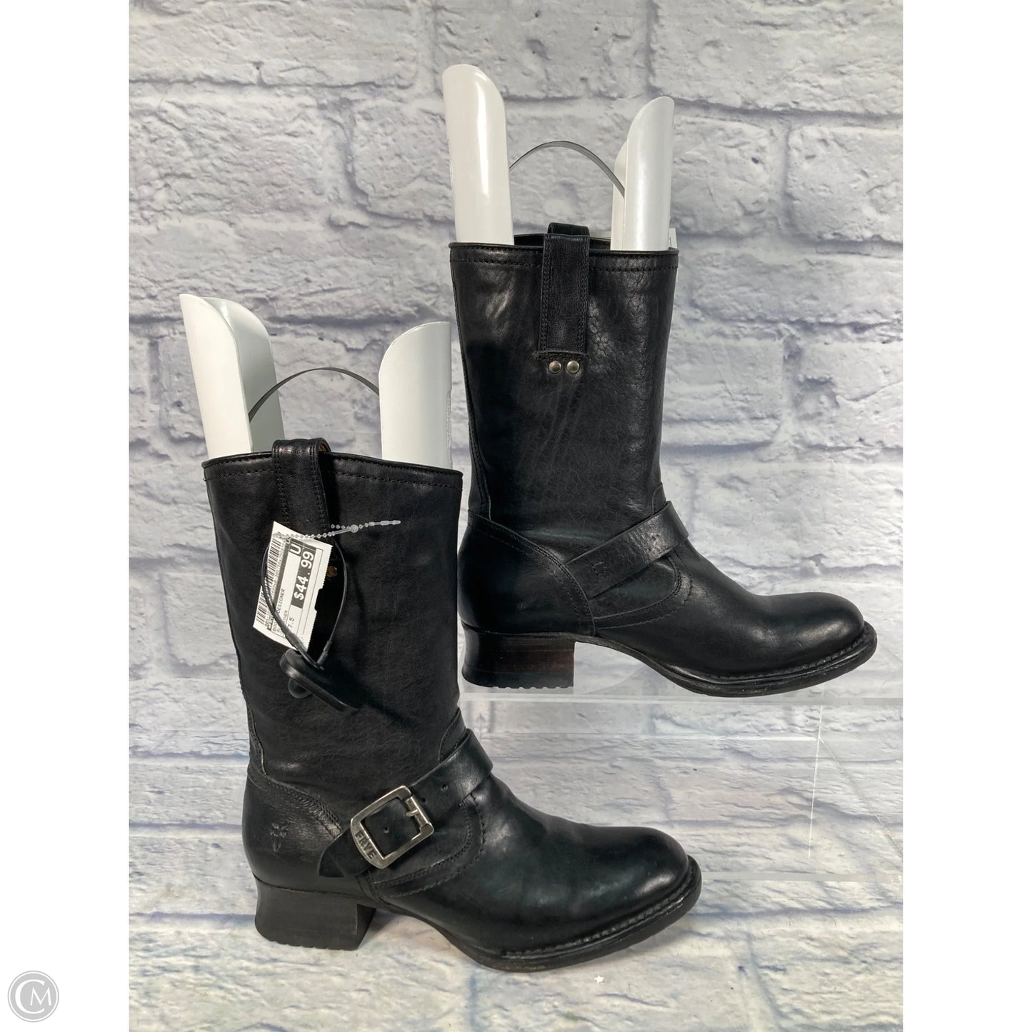 Boots Designer By Frye In Black, Size: 7.5