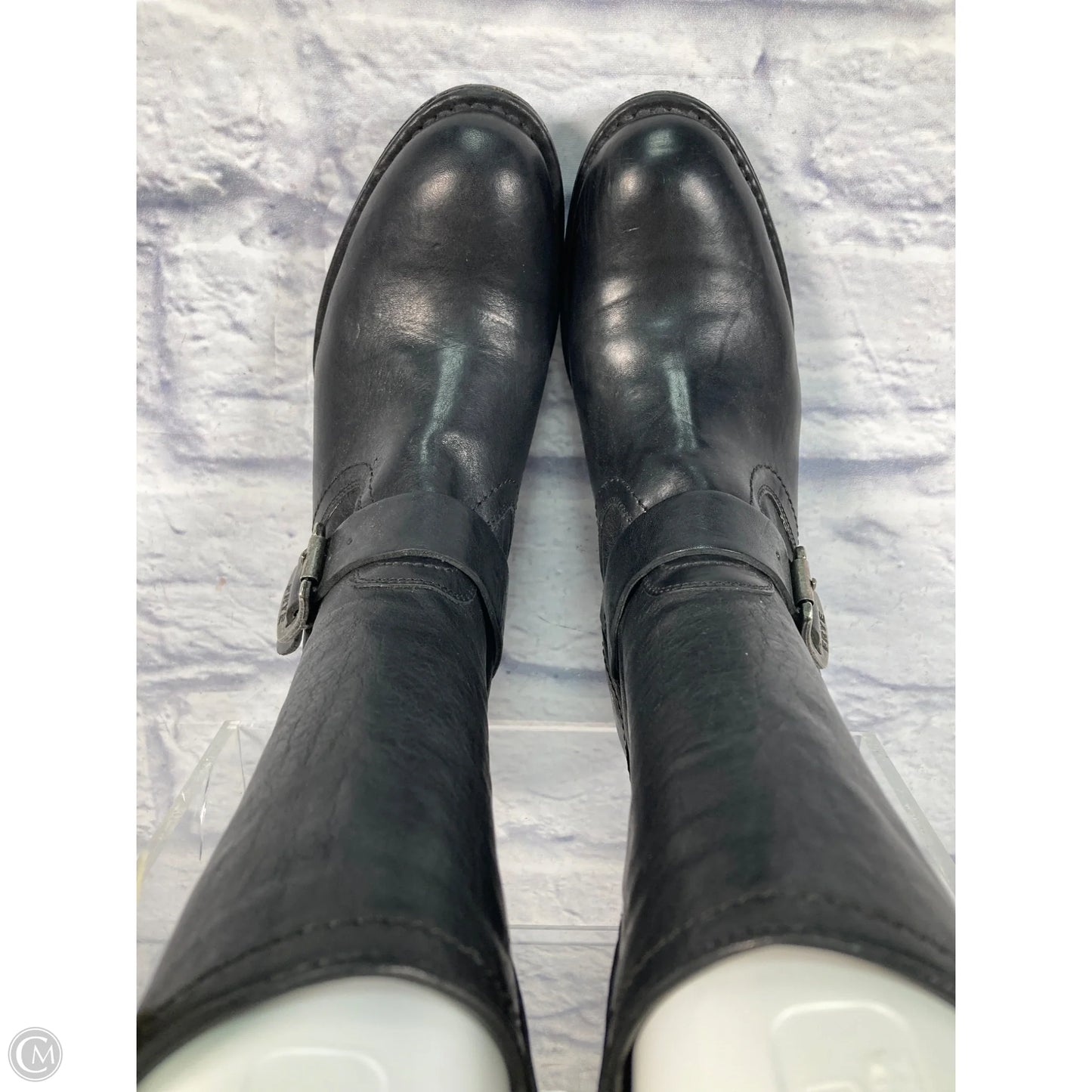 Boots Designer By Frye In Black, Size: 7.5