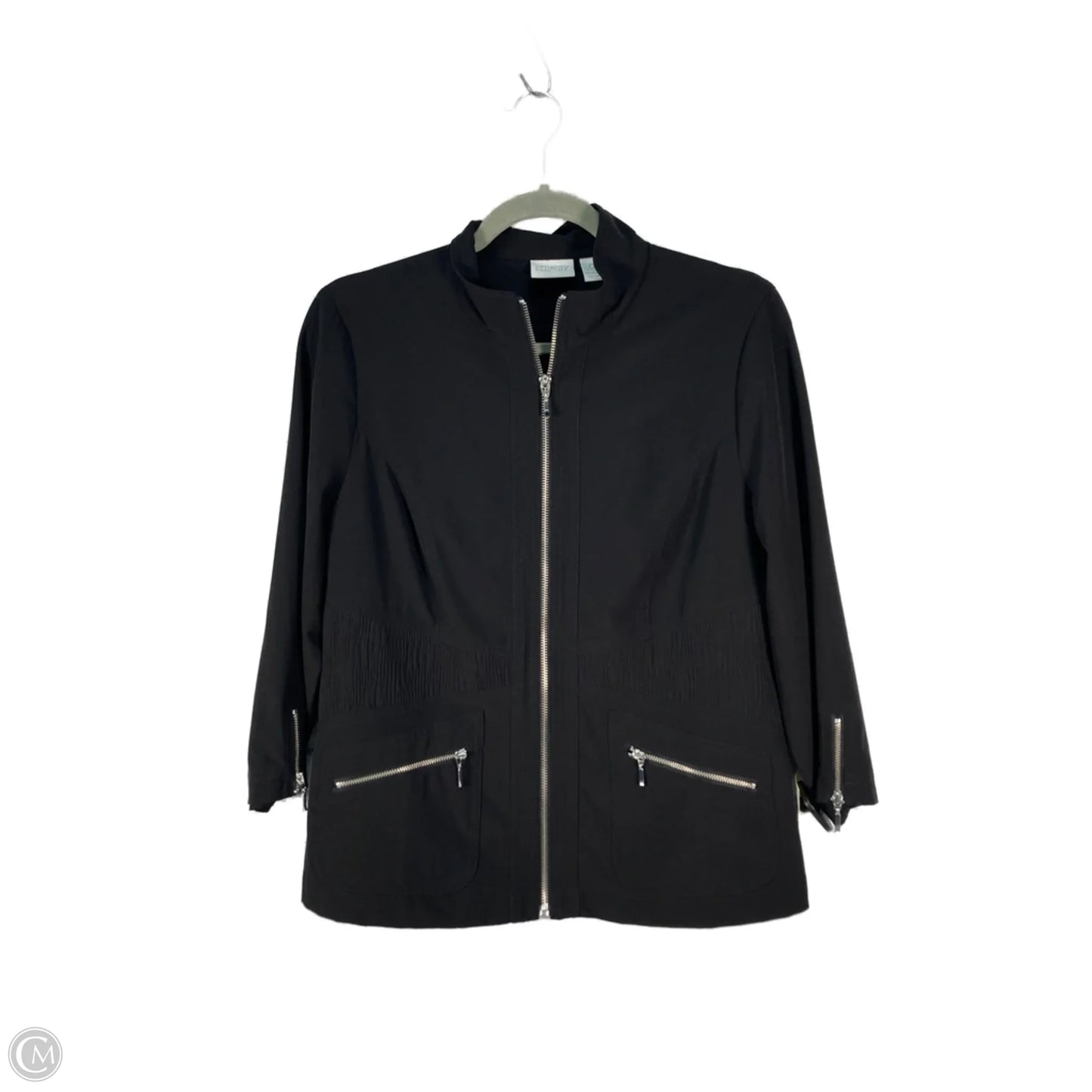 Jacket Other By Chicos In Black, Size: S