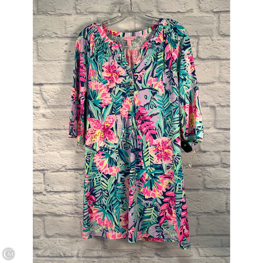 Dress Designer By Lilly Pulitzer In Pink & Purple, Size: Xs