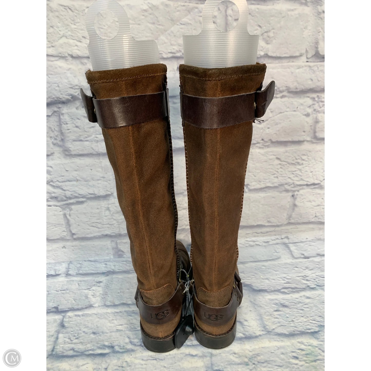 Boots Designer By Ugg In Brown, Size: 7