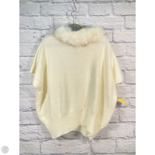 Vest Sweater By Mix It In Cream, Size: Osfm