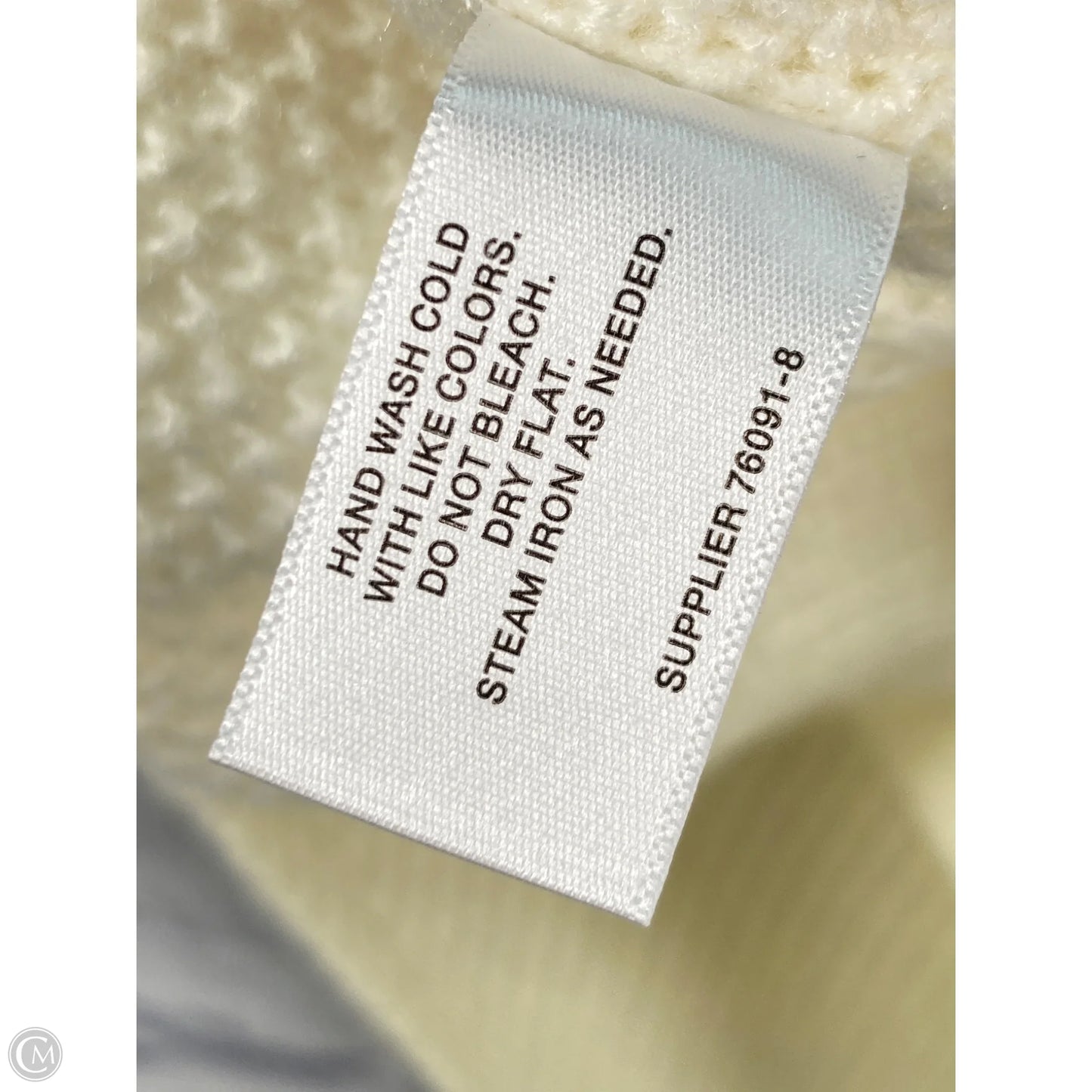 Vest Sweater By Mix It In Cream, Size: Osfm