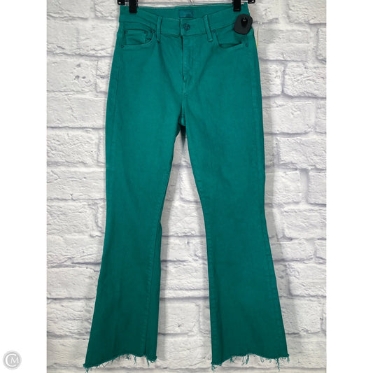 Jeans Boot Cut By Mother In Aqua, Size: 4
