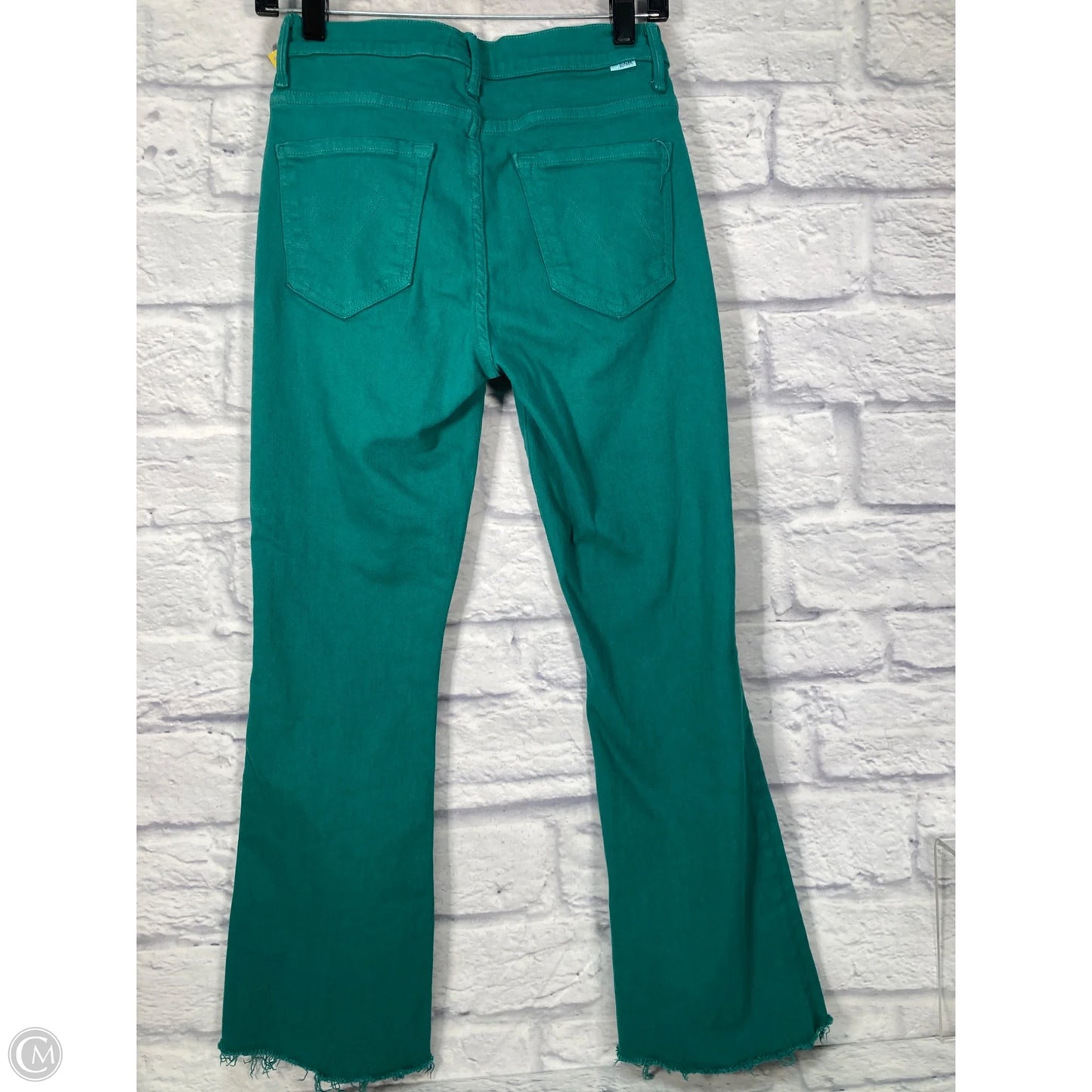 Jeans Boot Cut By Mother In Aqua, Size: 4