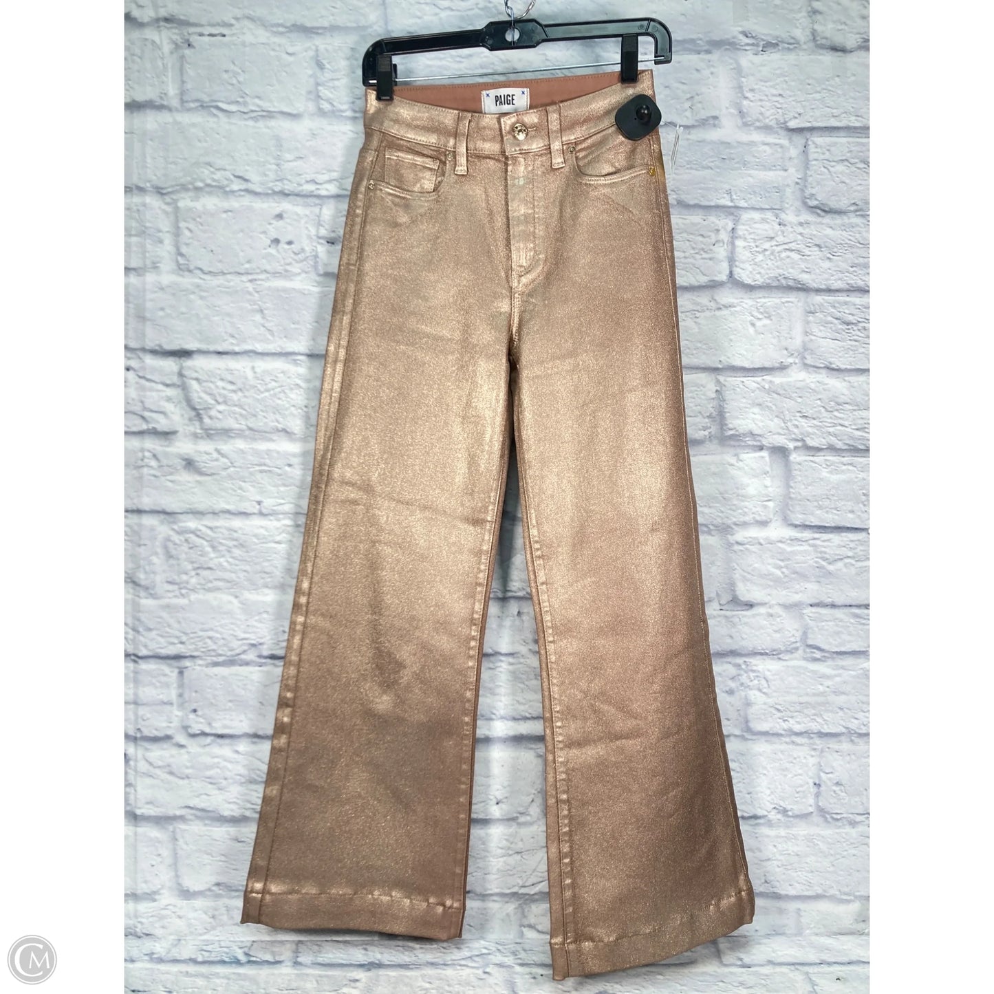 Jeans Wide Leg By Paige In Bronze, Size: 2