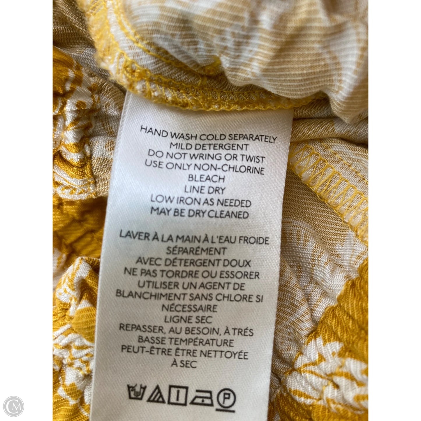 Pants Wide Leg By Anthropologie In Yellow, Size: 4