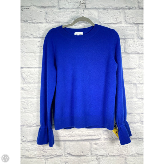 Sweater Cashmere By Clothes Mentor In Blue, Size: M