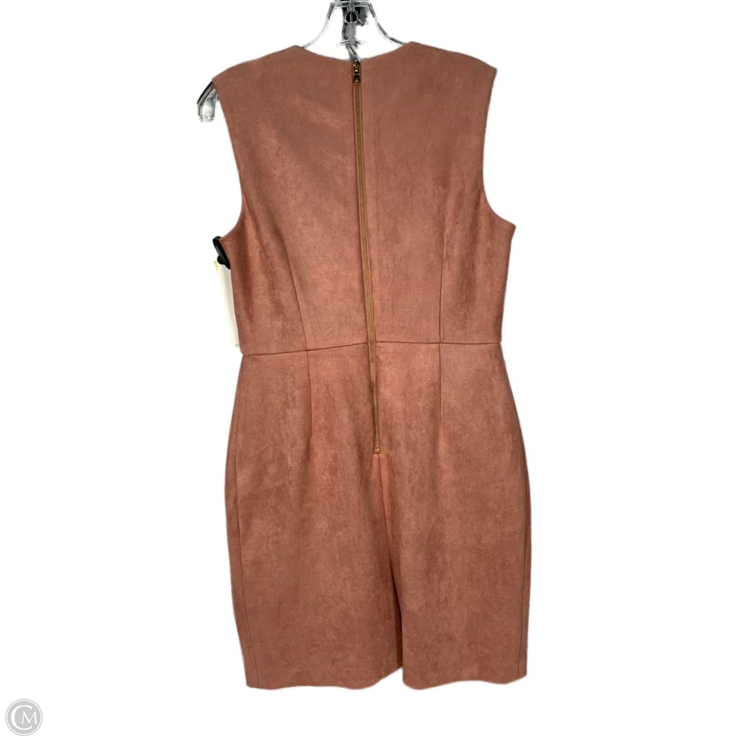 Dress Party Midi By Tahari By Arthur Levine In Peach, Size: Mp