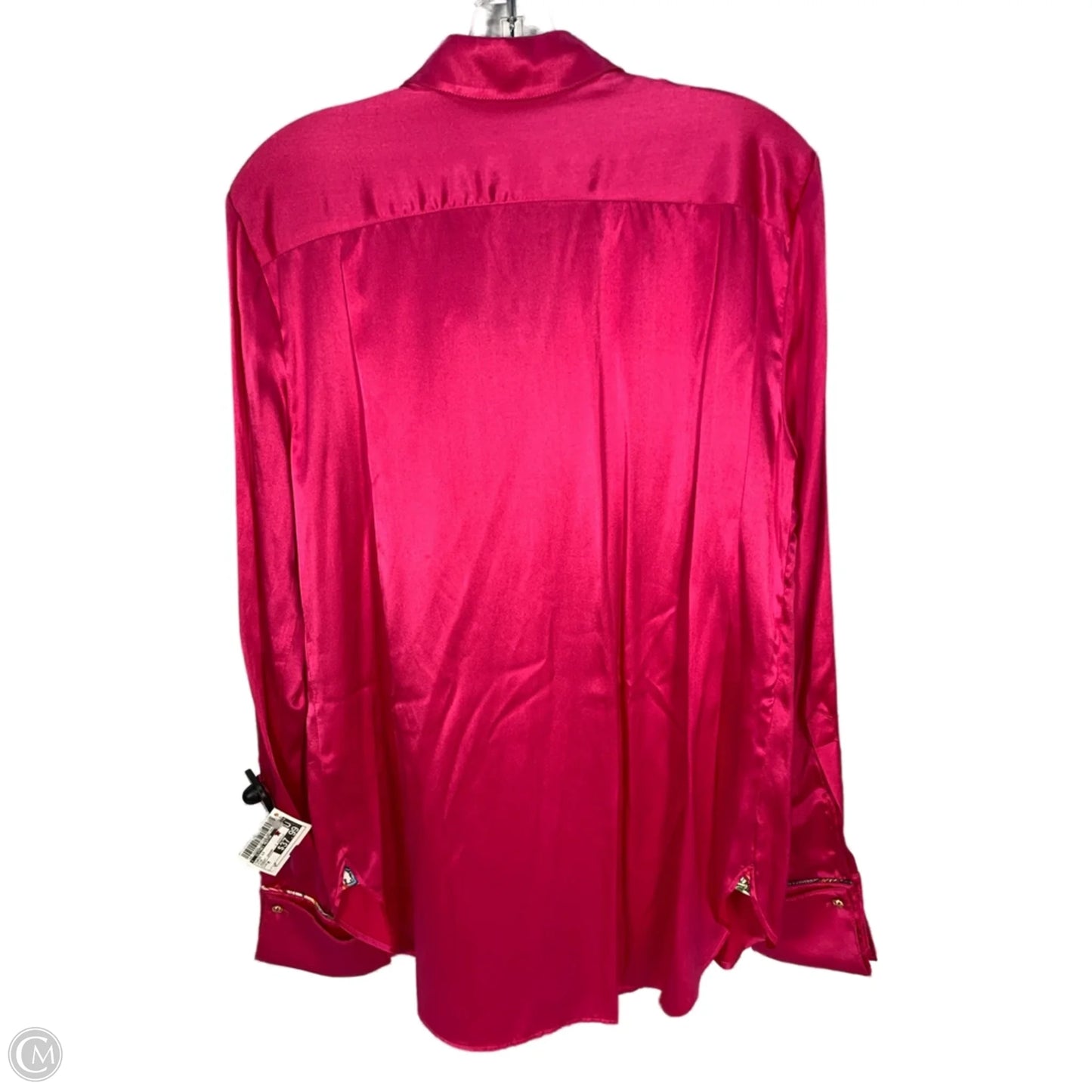 Tunic Long Sleeve By Clothes Mentor In Pink, Size: M