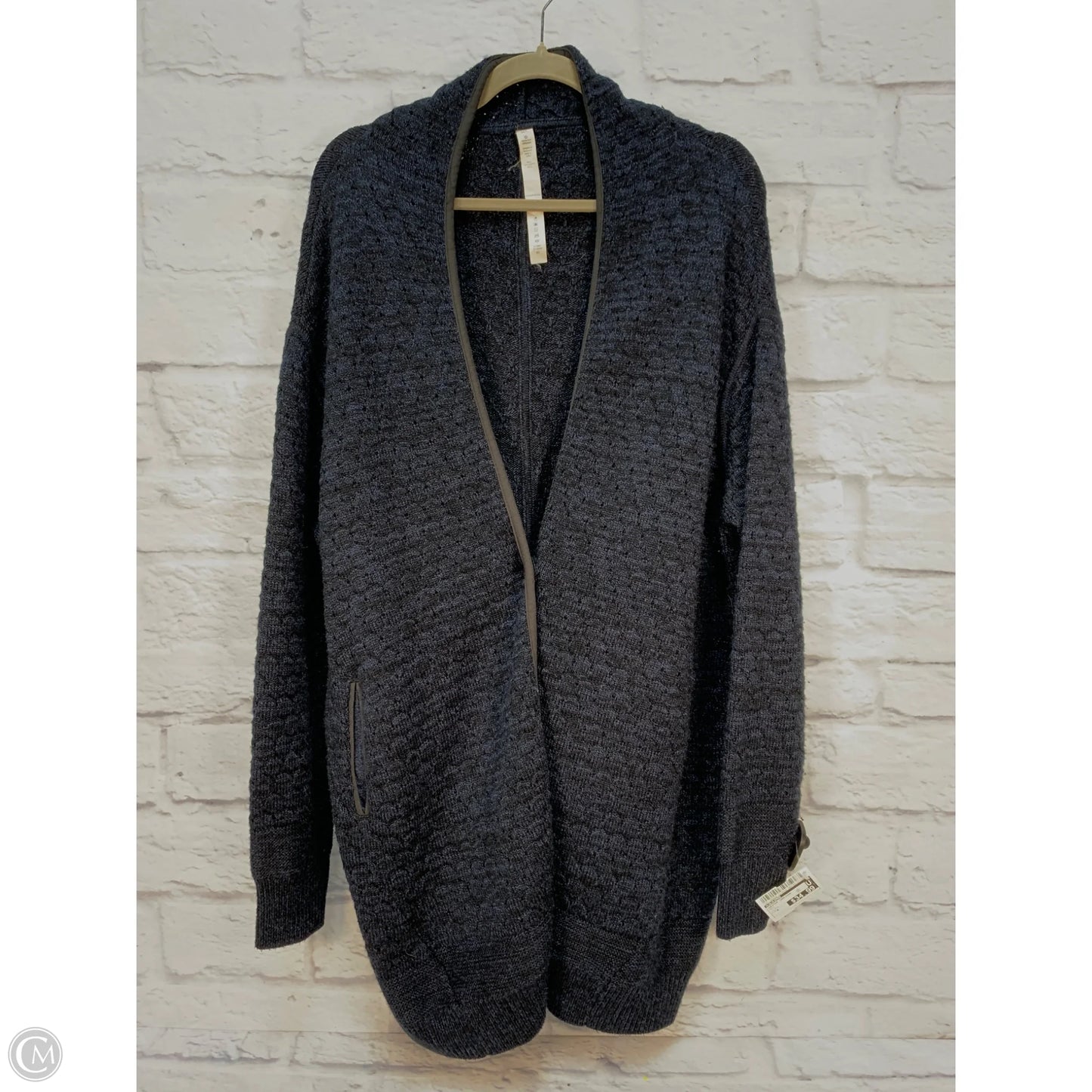 Sweater Cardigan By Lululemon In Navy, Size: M