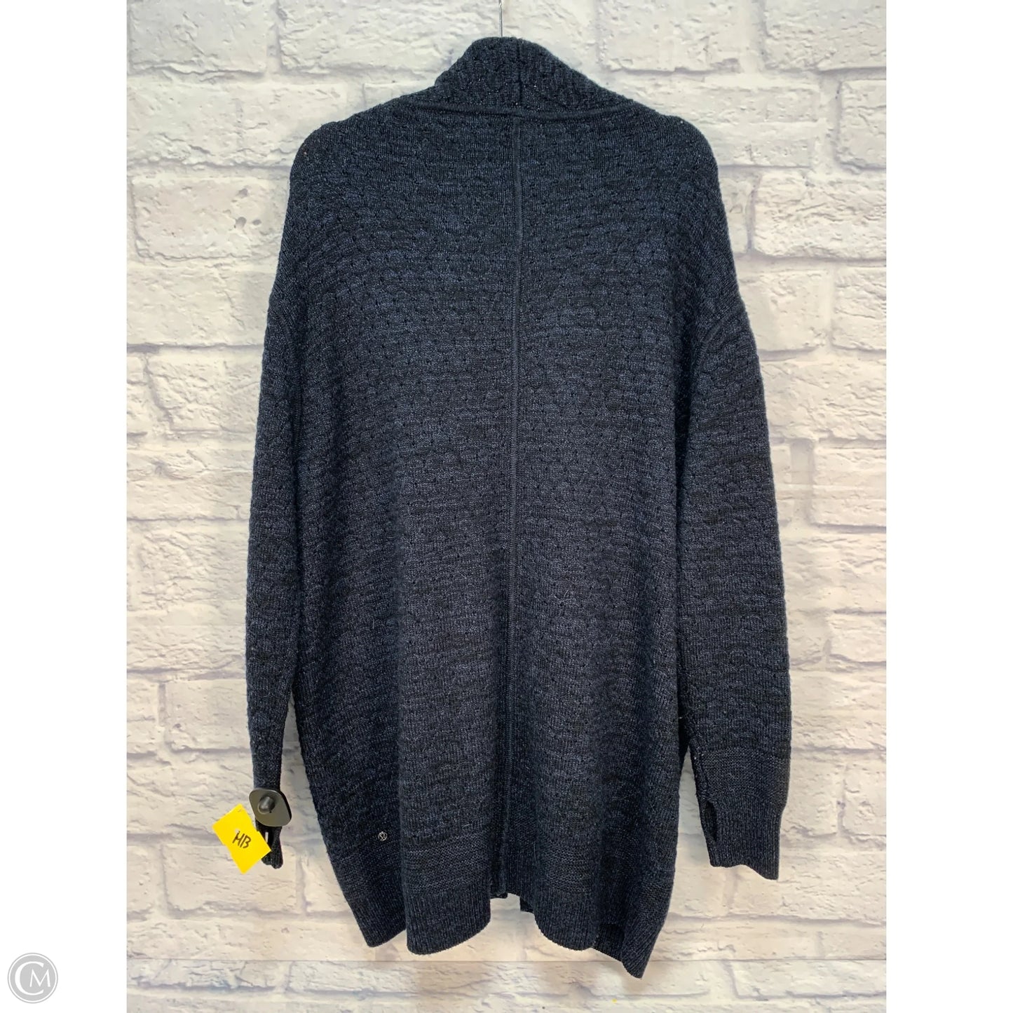Sweater Cardigan By Lululemon In Navy, Size: M