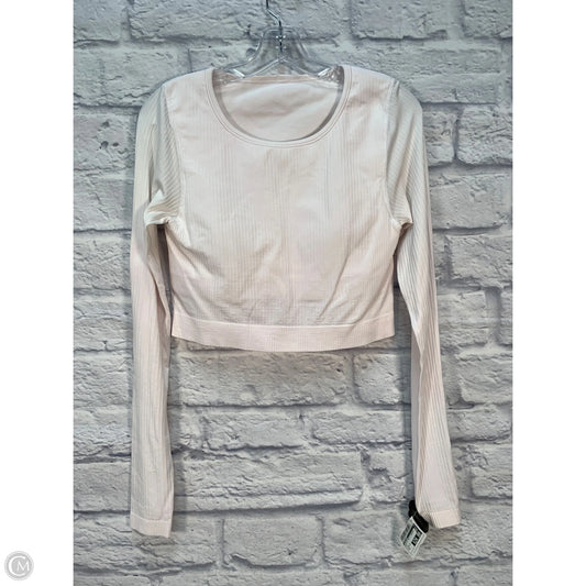 Athletic Top Long Sleeve Crewneck By Lululemon In Pink, Size: M