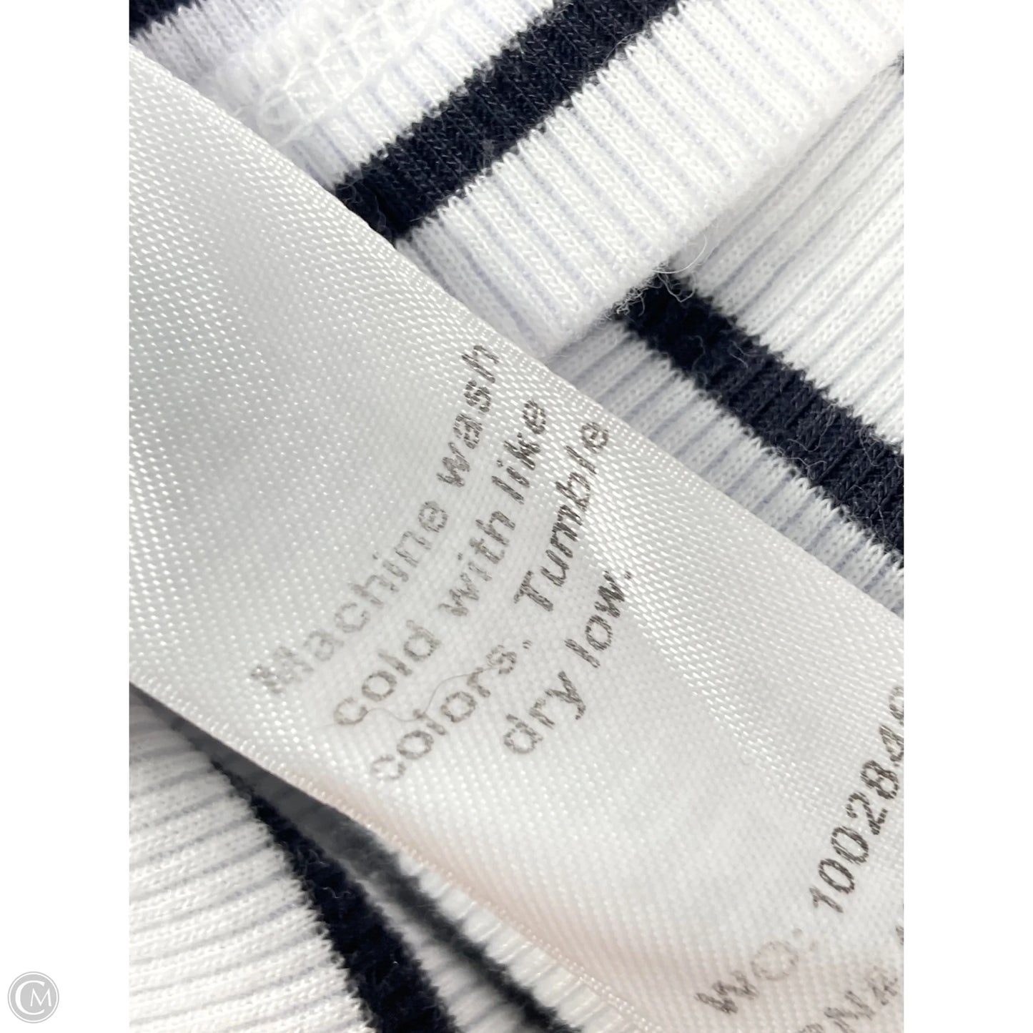 Top Short Sleeve By Michael Stars In Black & White, Size: M