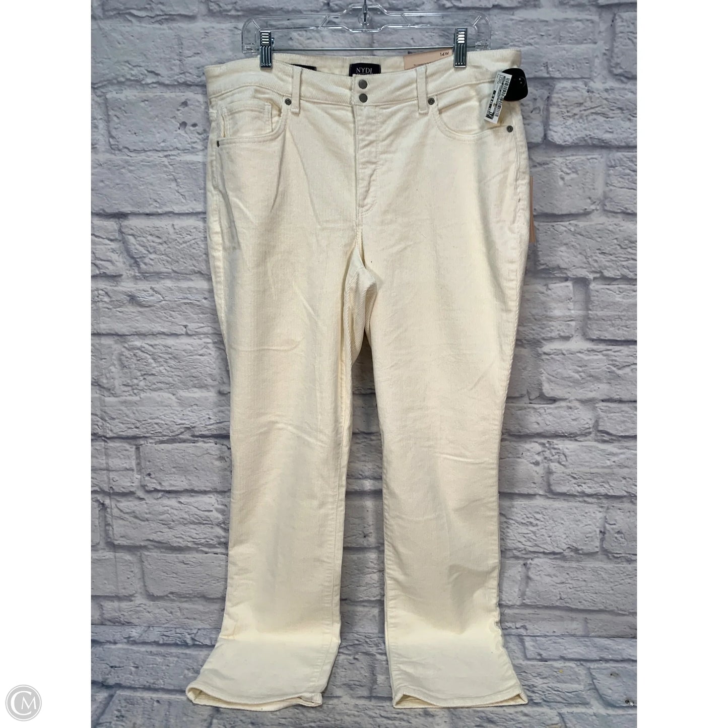 Pants Corduroy By Not Your Daughters Jeans In Cream, Size: 14