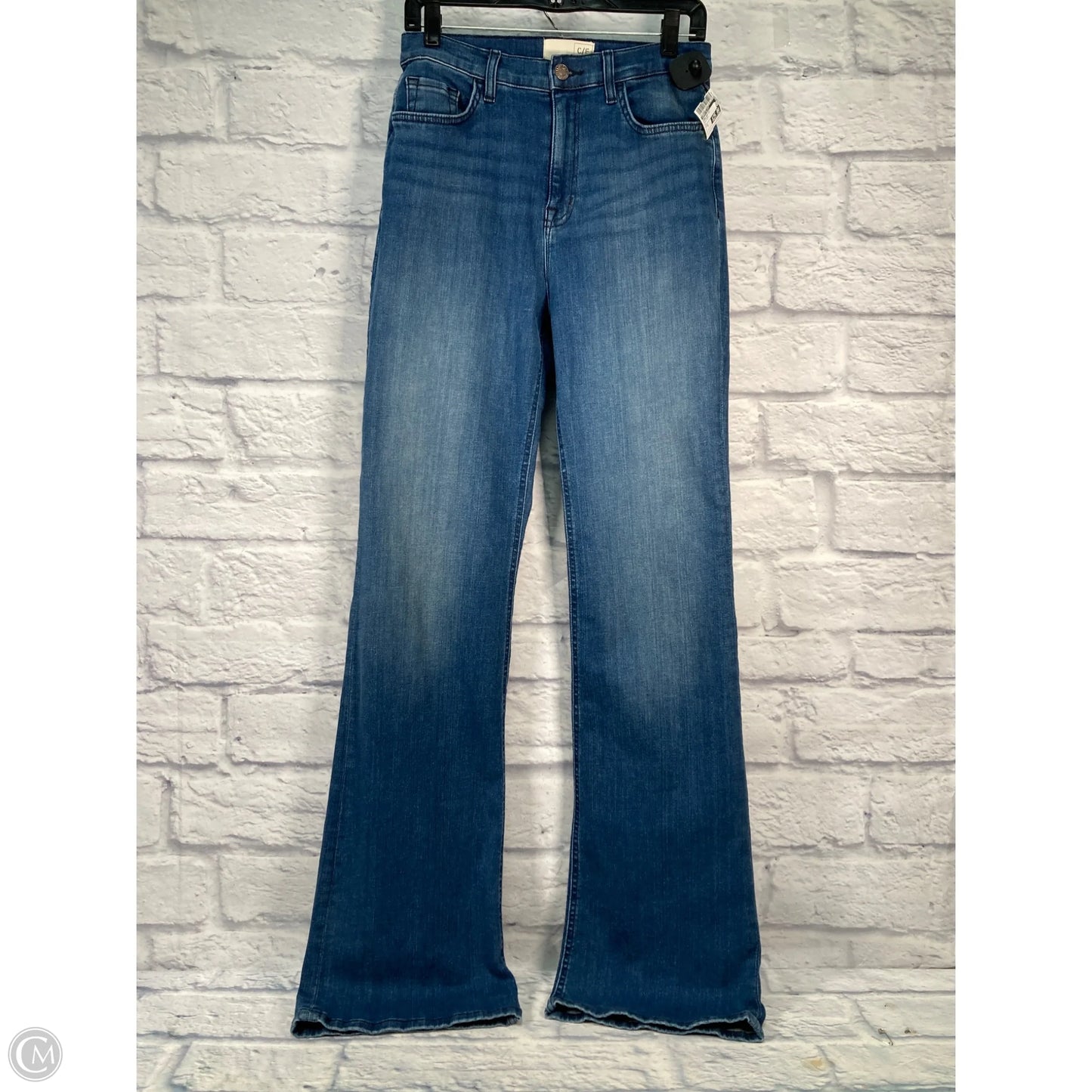 Jeans Boot Cut By Current/elliott In Blue Denim, Size: 6