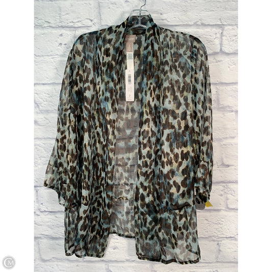 Kimono By Chicos In Animal Print, Size: L