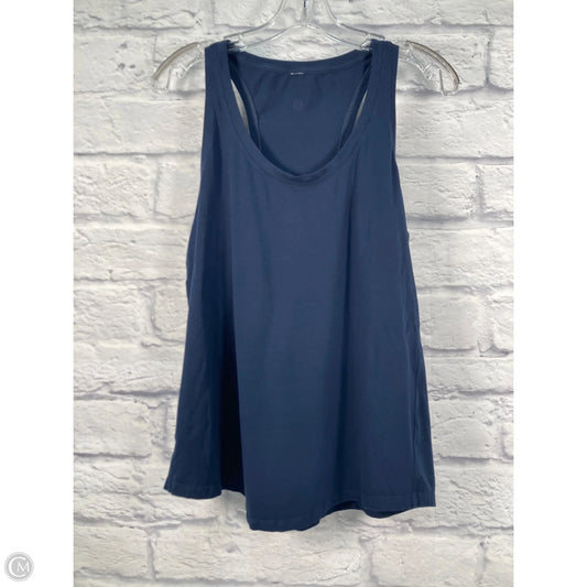 Athletic Tank Top By Lululemon In Navy, Size: M