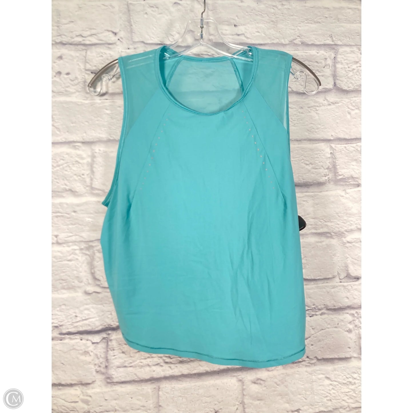 Athletic Tank Top By Lululemon In Teal, Size: M
