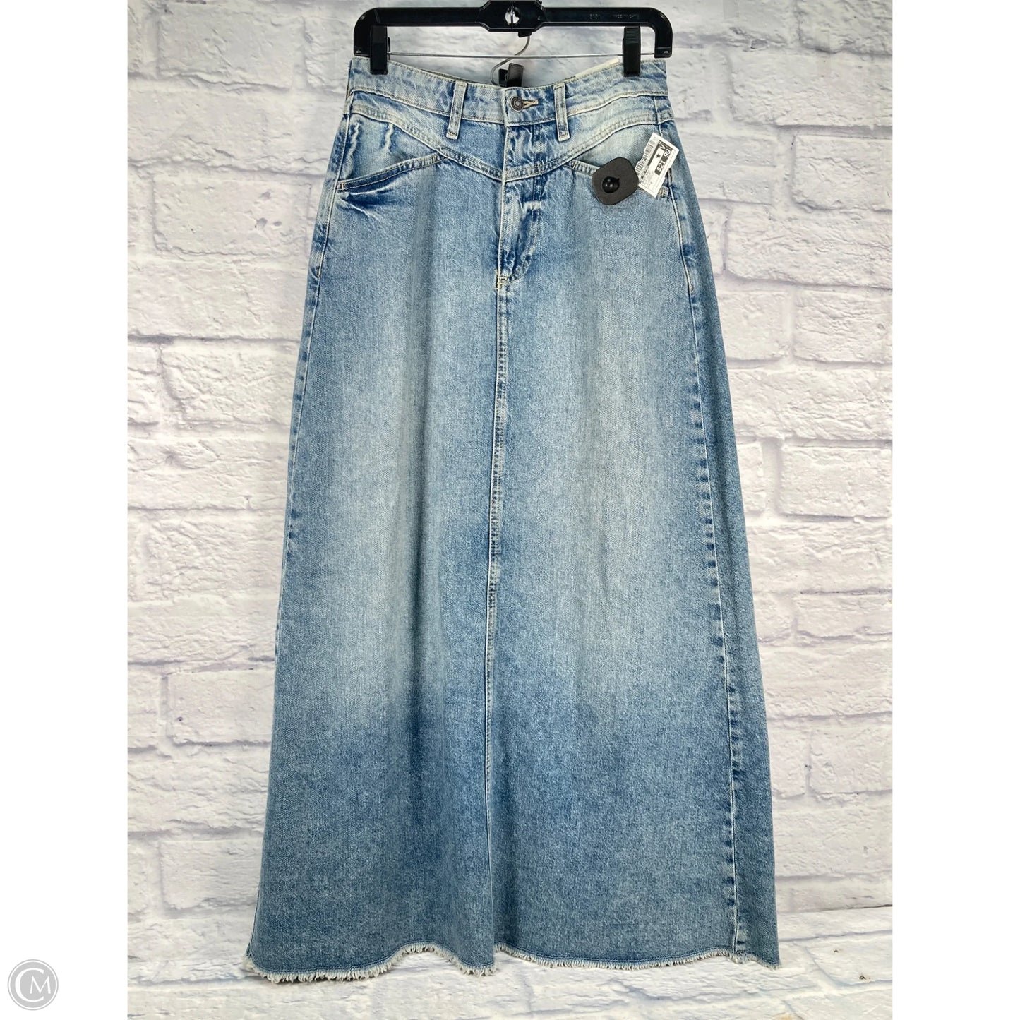 Skirt Maxi By We The Free In Blue Denim, Size: 0