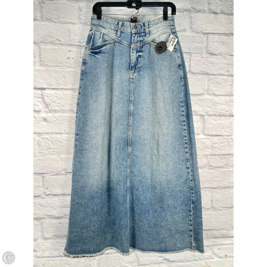 Skirt Maxi By We The Free In Blue Denim, Size: 0