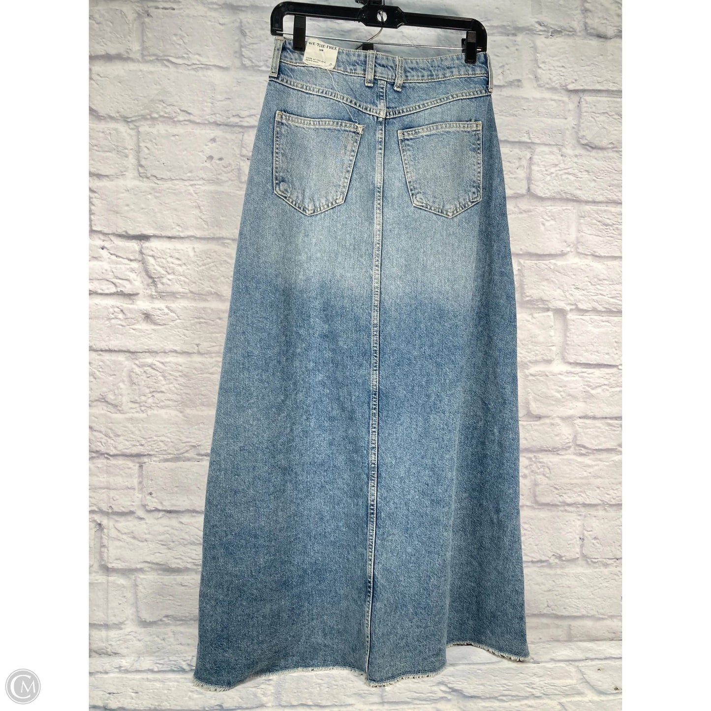 Skirt Maxi By We The Free In Blue Denim, Size: 0