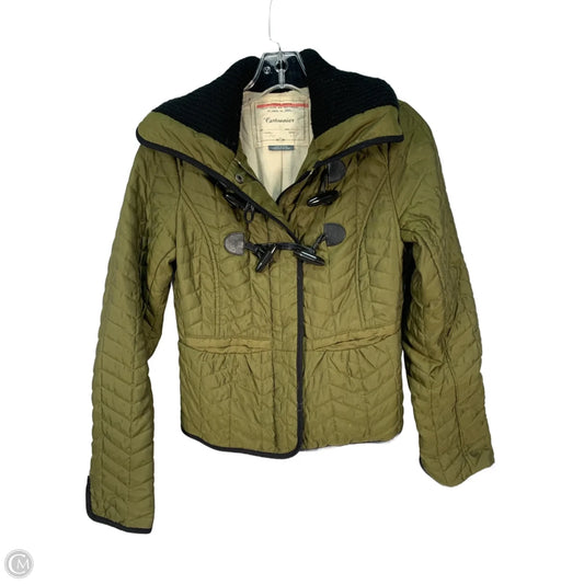 Jacket Puffer & Quilted By Clothes Mentor In Black & Green, Size: Xs
