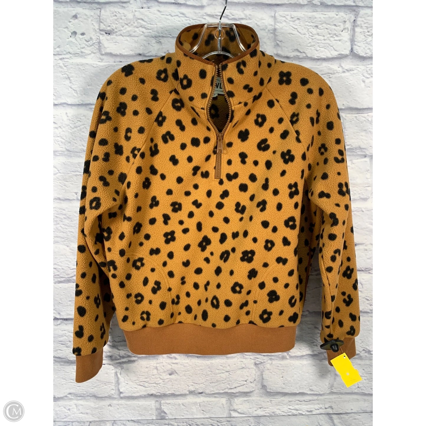 Jacket Fleece By Madewell In Animal Print, Size: S