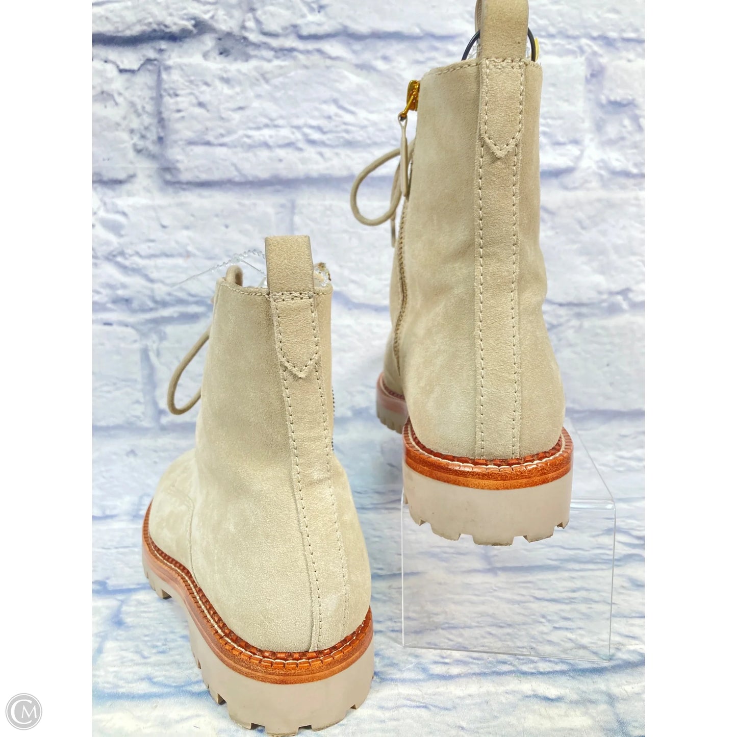 Boots Combat By Vince In Tan, Size: 9.5