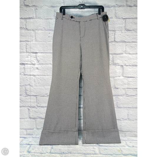 Pants Dress By Maeve In Black & Cream, Size: 8p