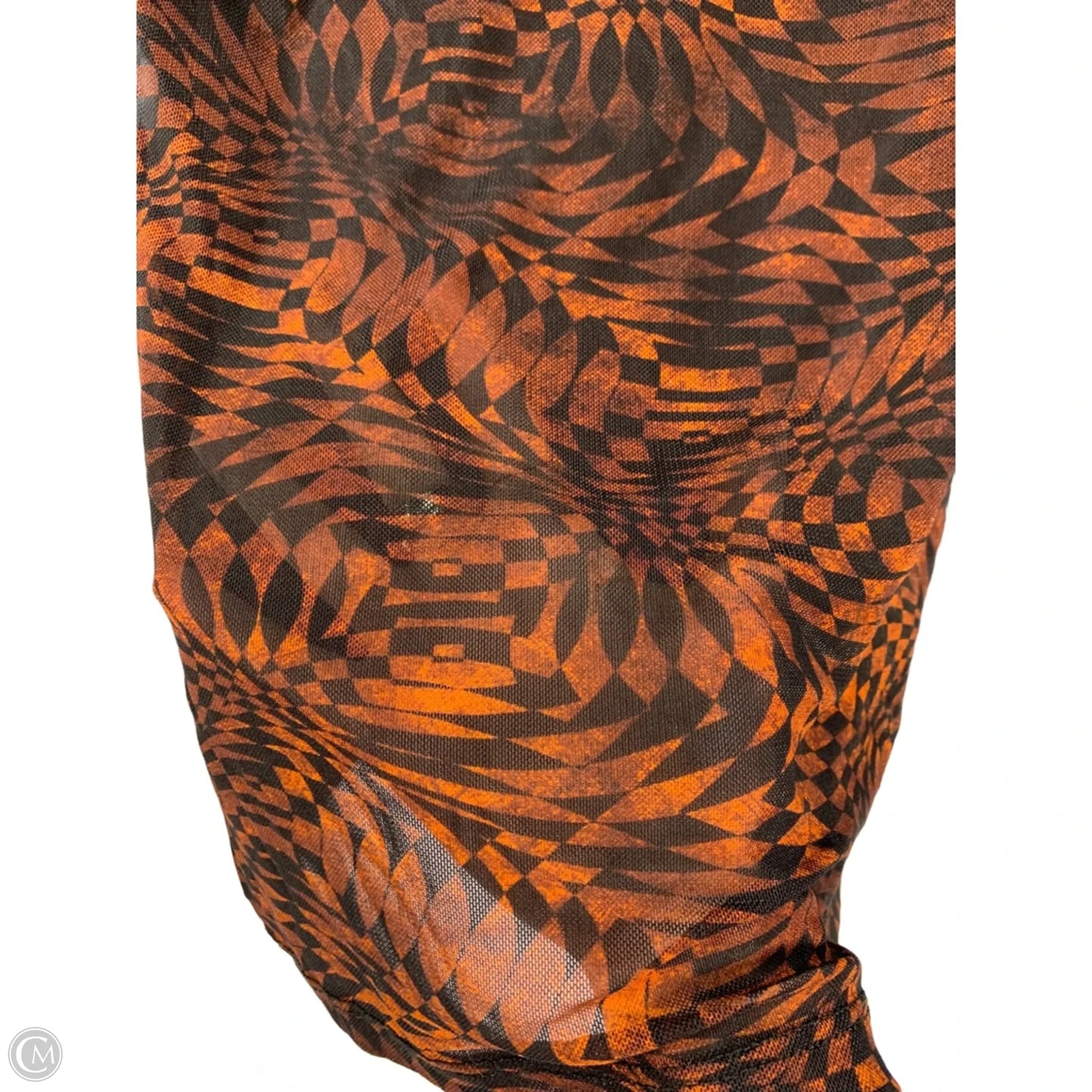 Blouse Long Sleeve By Johnny Was In Black & Brown, Size: Xs