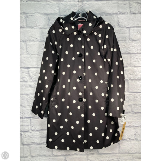 Coat Designer By Kate Spade In Polkadot Pattern, Size: M