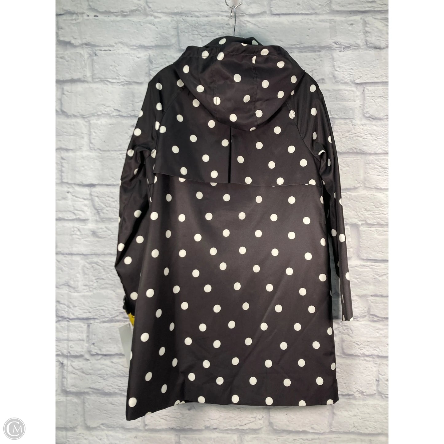 Coat Designer By Kate Spade In Polkadot Pattern, Size: M