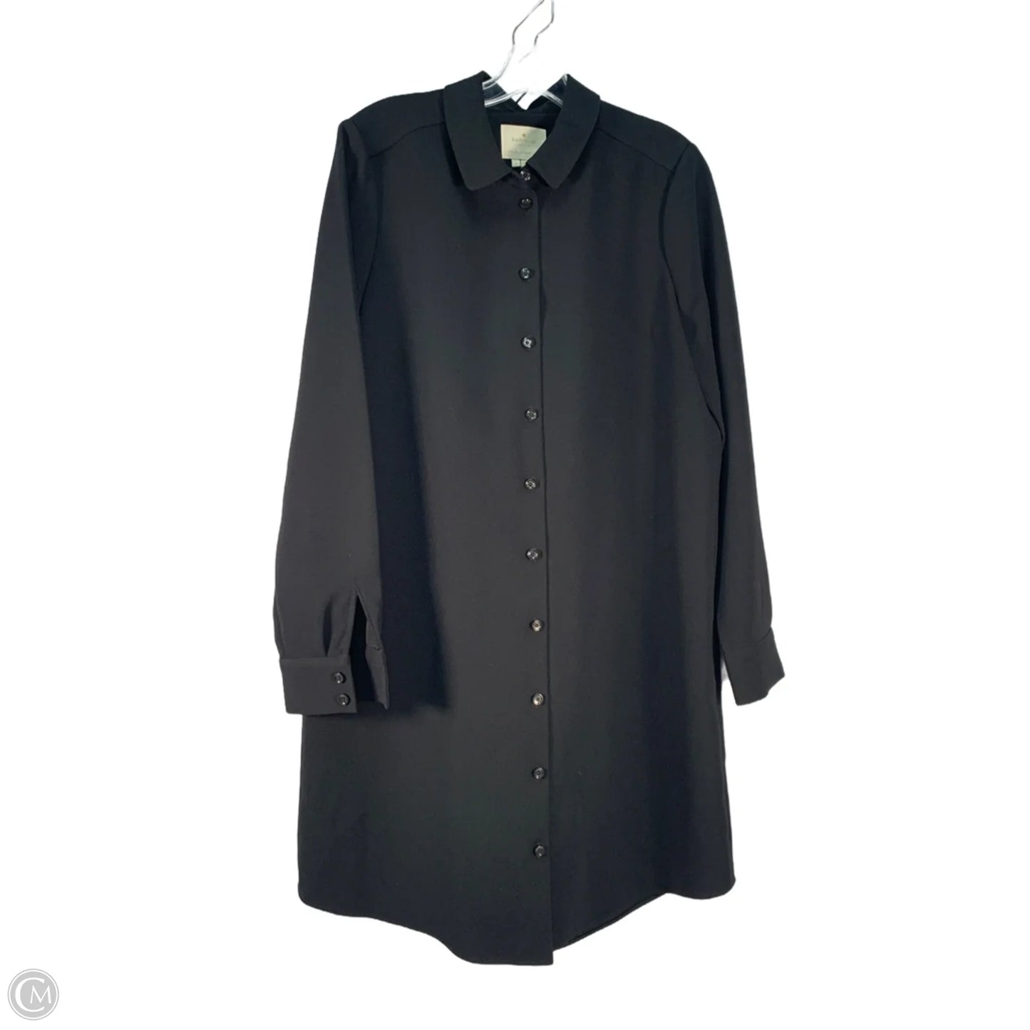 Coat Designer By Kate Spade In Black & Brown, Size: L