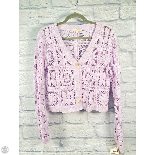 Cardigan By Mystree In Purple, Size: S