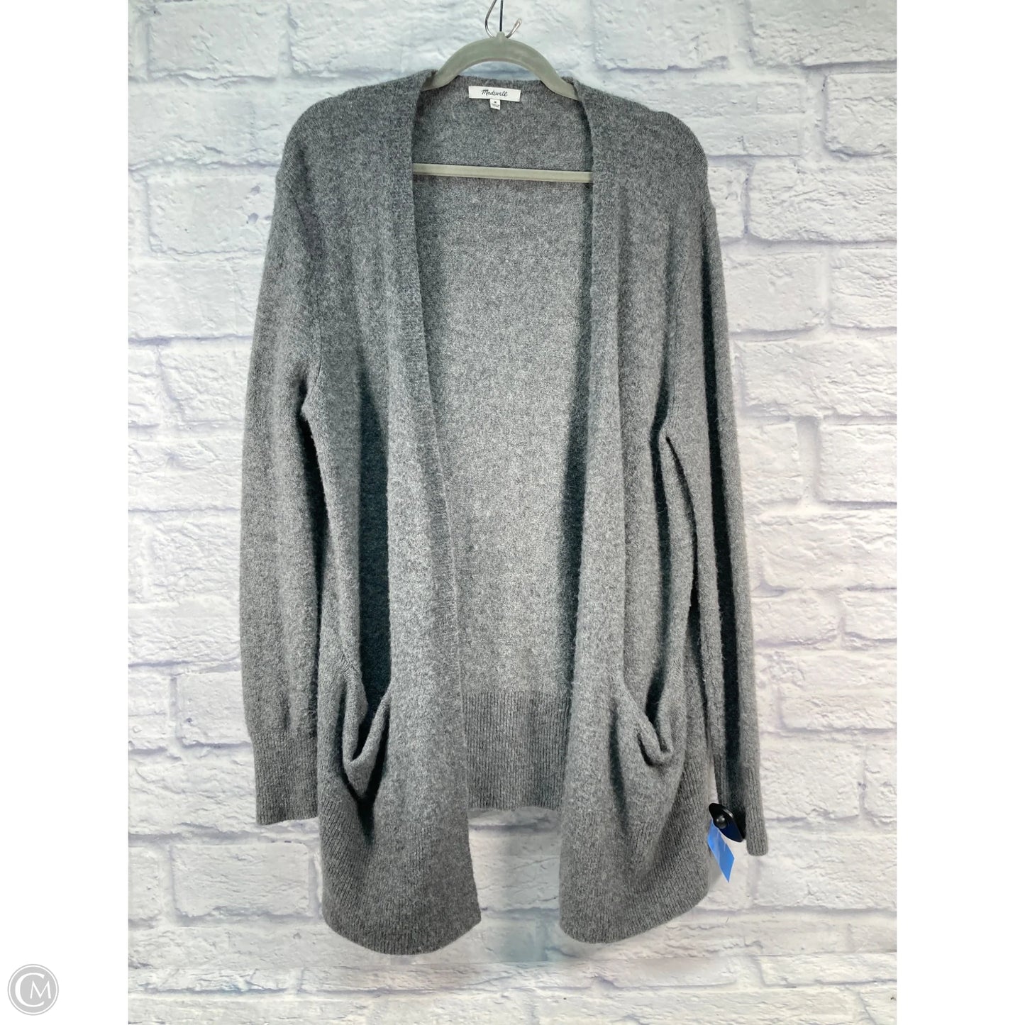 Sweater Cardigan Cashmere By Madewell In Grey, Size: M