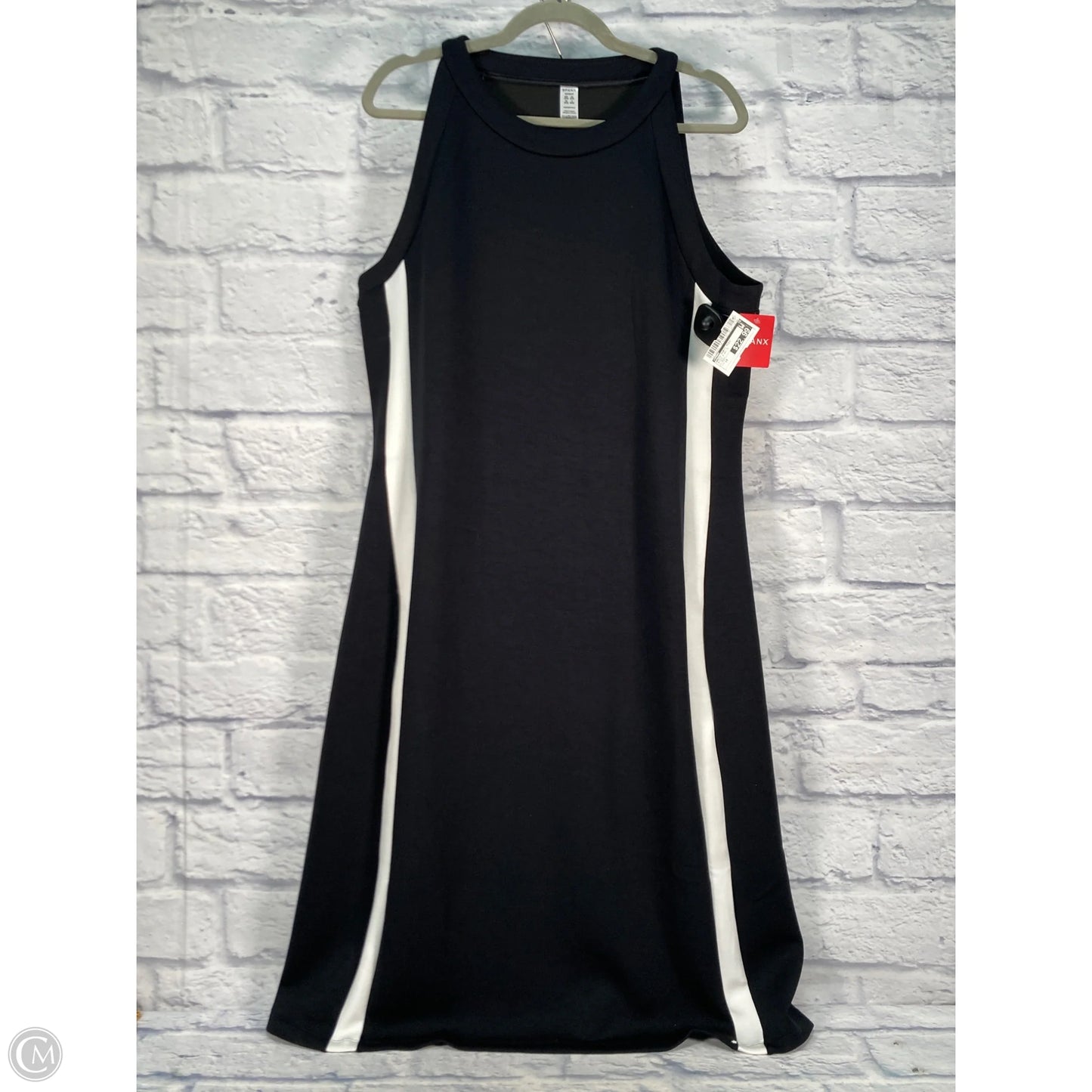 Dress Party Midi By Spanx In Black & White, Size: 1x