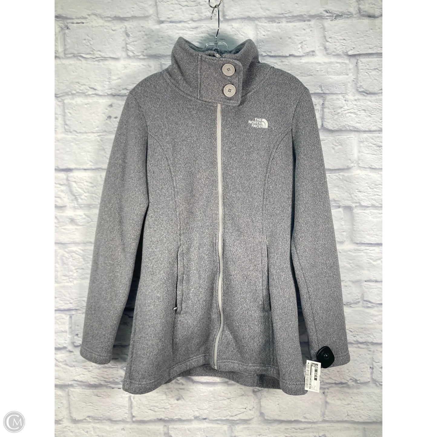 Jacket Faux Fur & Sherpa By The North Face In Grey, Size: L