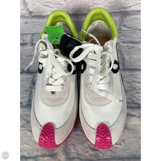 Shoes Luxury Designer By Loewe In Pink & White, Size: 8.5-9