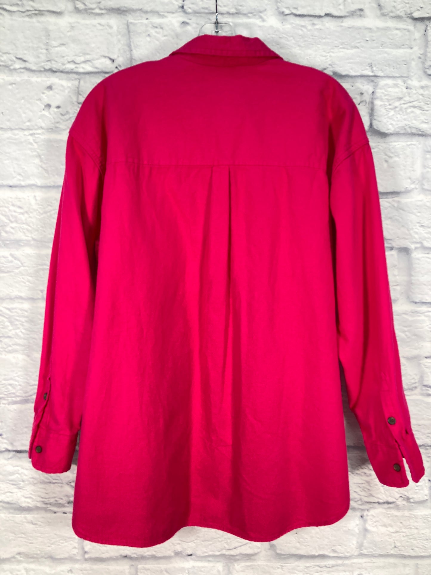 Top Long Sleeve By Universal Thread In Pink, Size: L