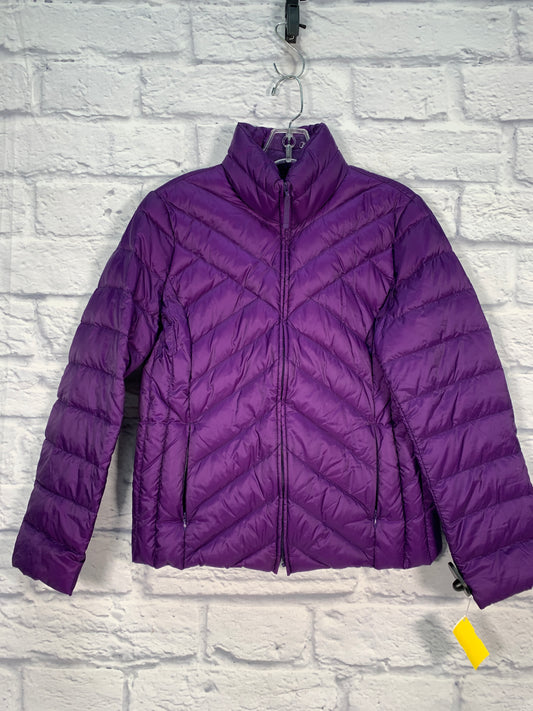 Jacket Puffer & Quilted By Talbots In Purple, Size: Mp