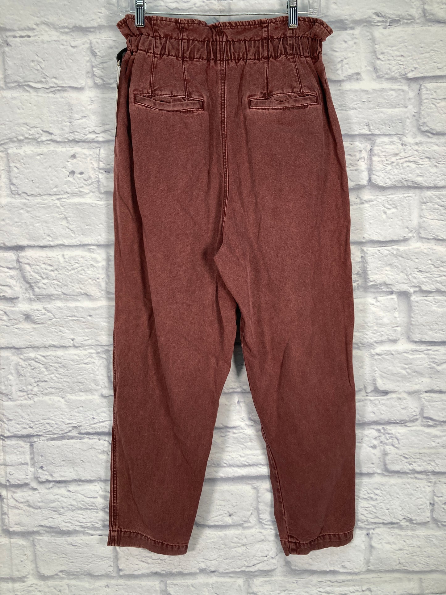 Pants Wide Leg By Free People In Maroon, Size: 6