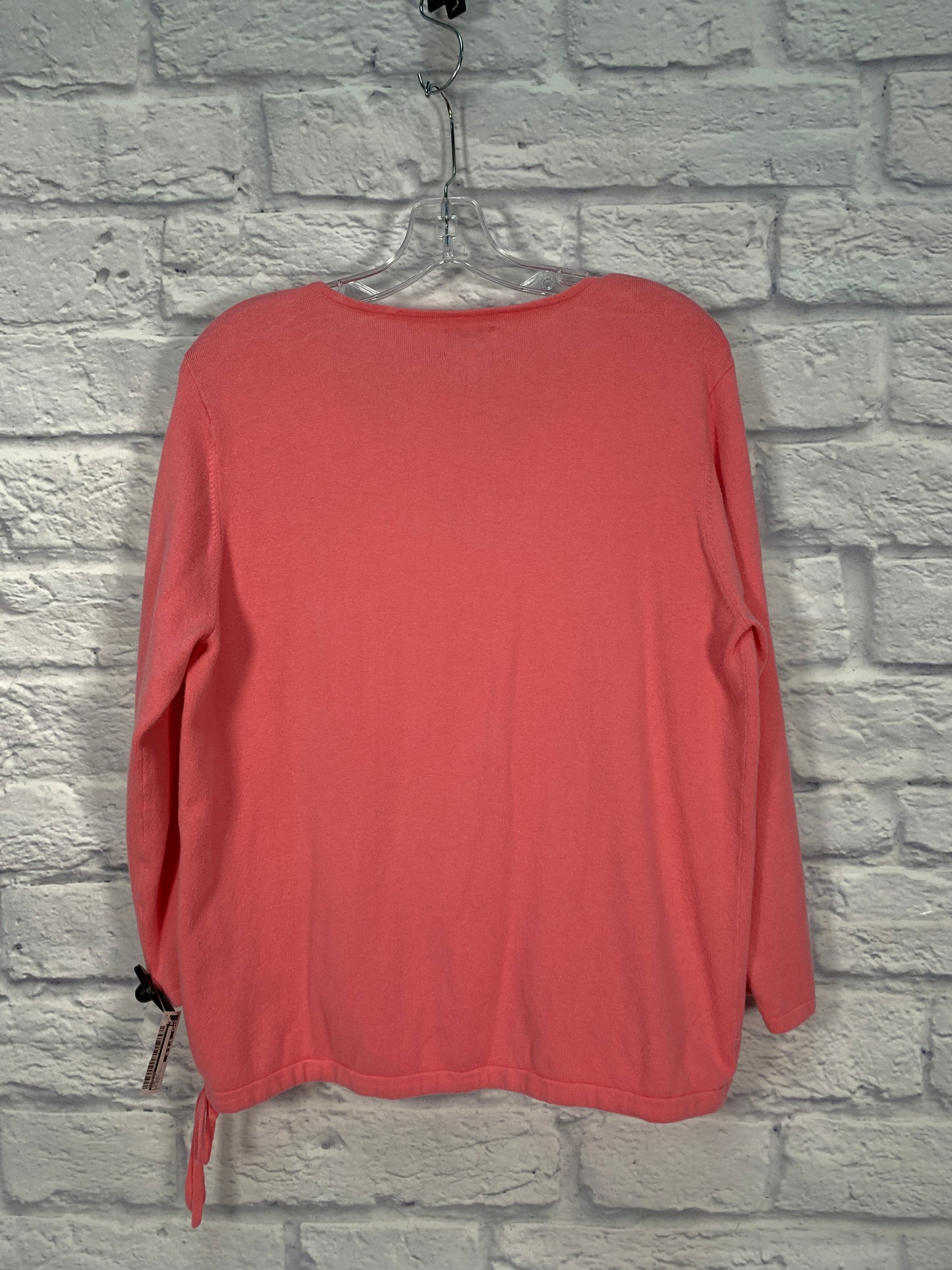 Top Long Sleeve By Chicos In Peach, Size: L