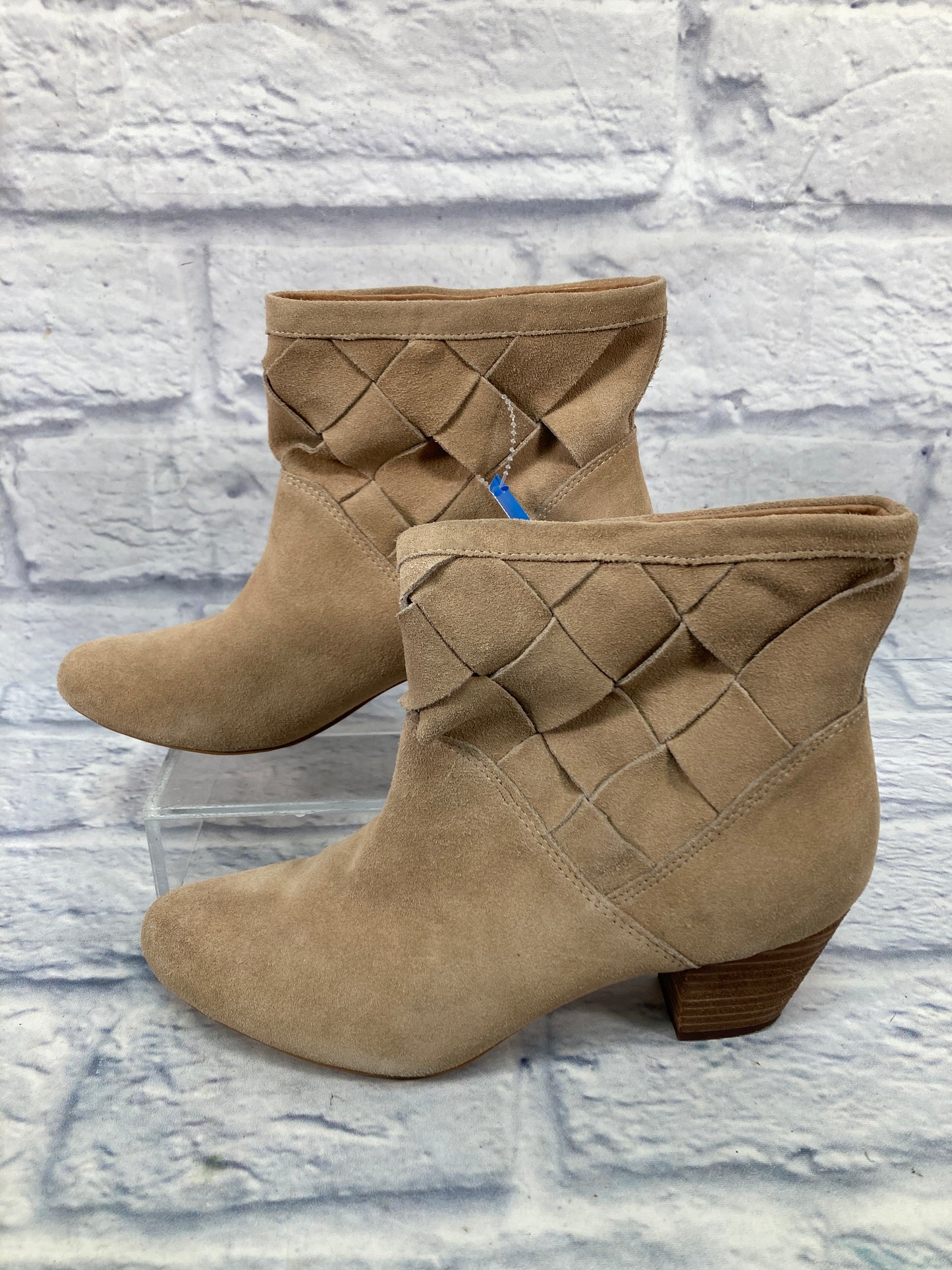 Boots Ankle Heels By Corso Como In Tan, Size: 7.5